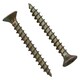 image 3 of 3.5mm x 30mm Countersunk Wood Chipboard Screw Fasteners PZ2 Drive 100pc