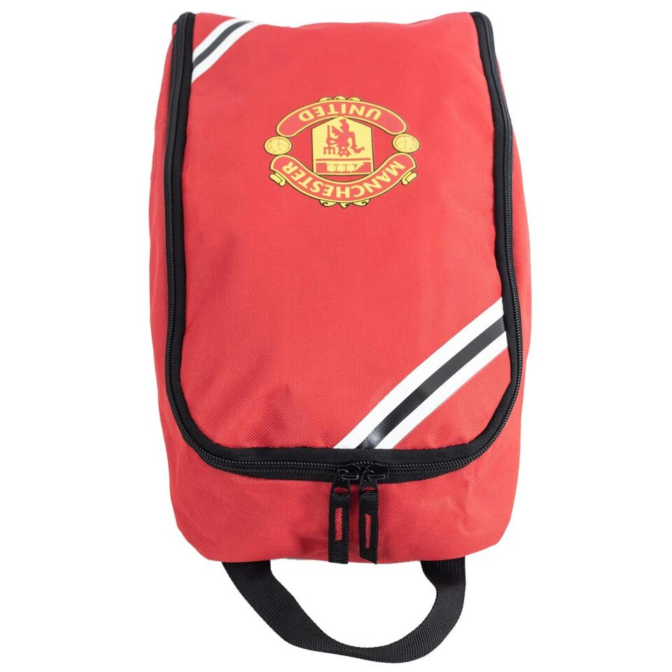 image 1 of Manchester United FC Core Stripe Boot Bag - Red - One Size
