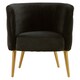 image 1 of Interiors by Premier Black Tub Chair Black