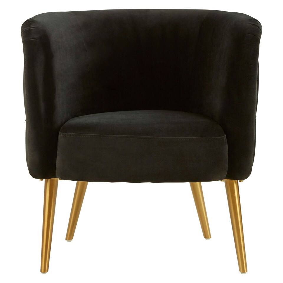 image 1 of Interiors by Premier Black Tub Chair Black