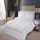 image 6 of Carlton Embroidered Duvet Set Double Bed Taupe