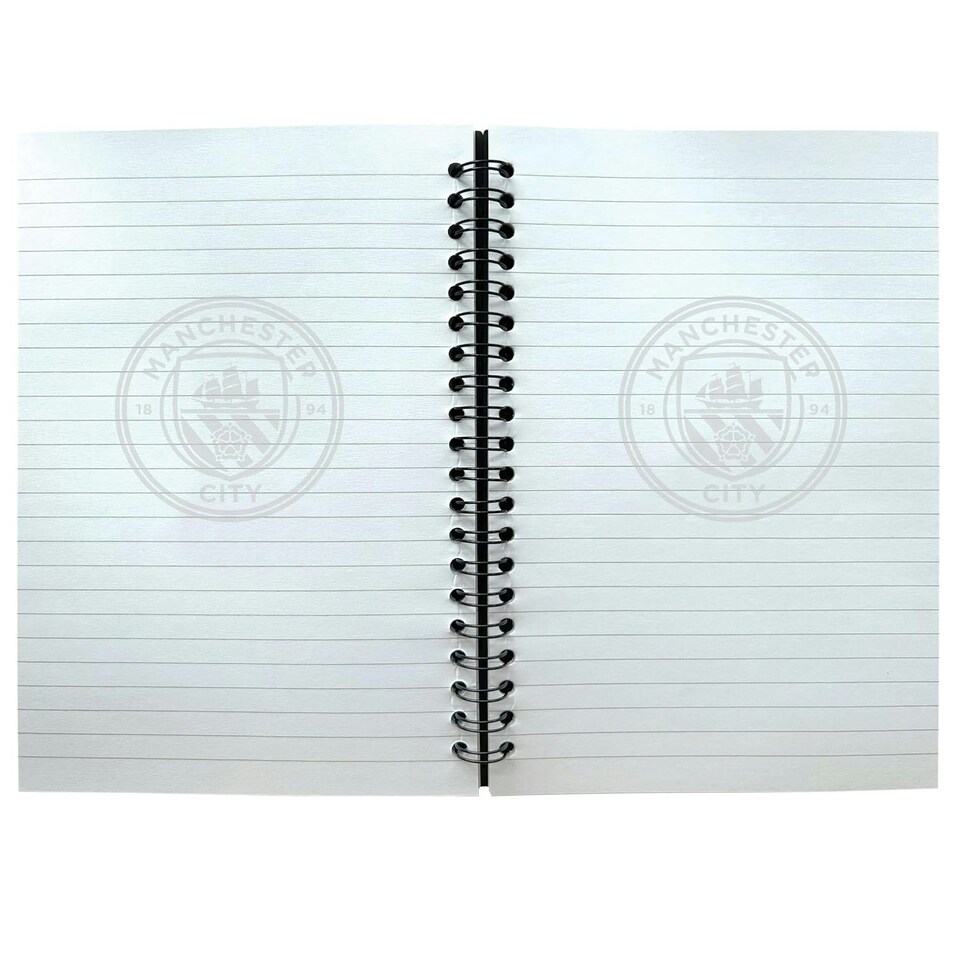 image 1 of Manchester City FC A5 Spiral Notebook