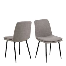 Becca Dining Chair in Light Brown Set of 4