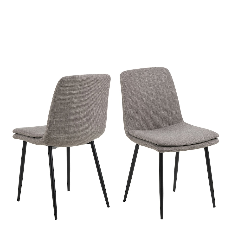 image 1 of Becca Dining Chair in Light Brown Set of 4
