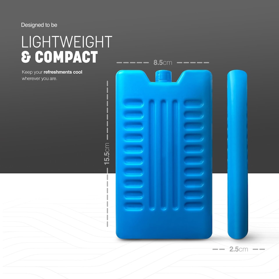 image 1 of Keplin Reusable Freezer Ice Blocks 6 Pack for Cooler Bags and Lunch Boxes