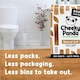 image 5 of Double-Length Natural Colour ("Unbleached") Bamboo Toilet Paper Brown | Size: 48 Rolls