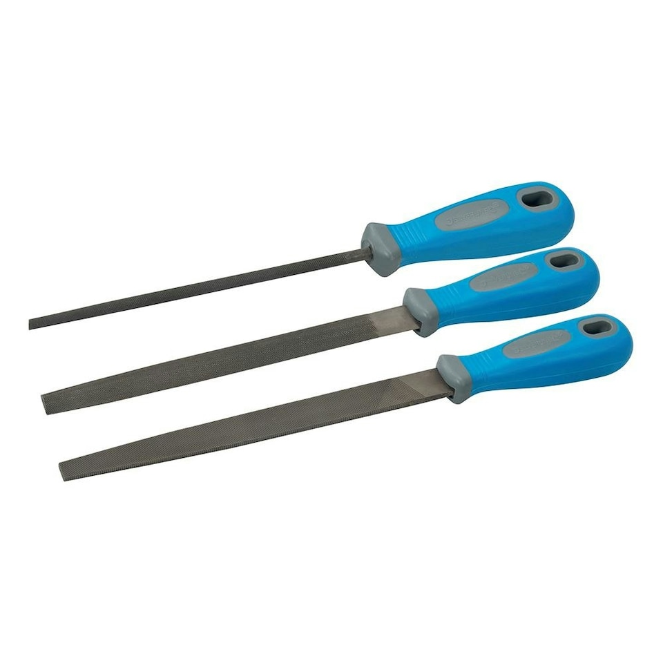 Silverline - File Set 3pce - 2nd Cut 250mm