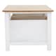 image 3 of Interiors By Premier Compact Design 2 Drawer Bench, Modern Design Chest Of Drawers For Livingroom, Minimalist Storage Chest White