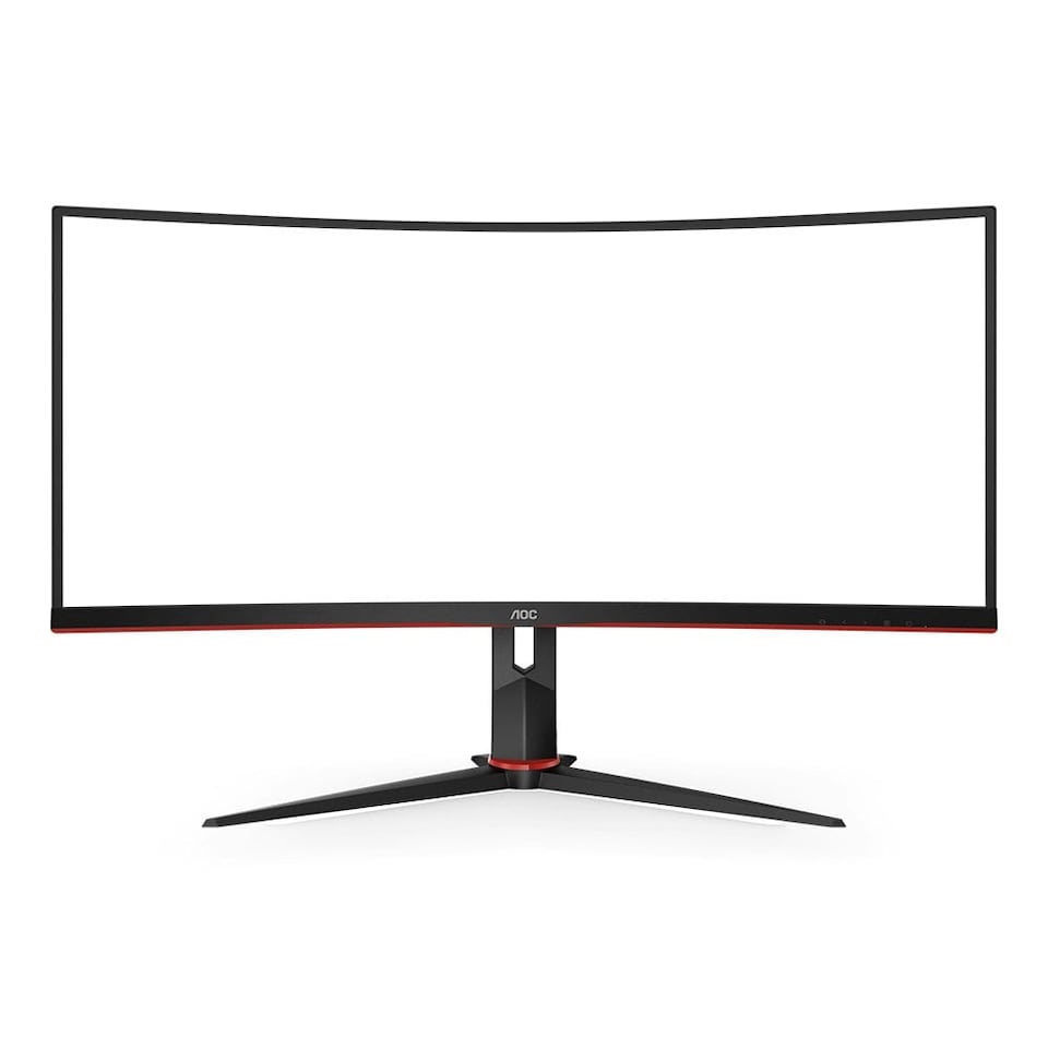 image 1 of AOC G2 CU34XP/BK 34" Curved UltraWide Quad HD 180Hz 1ms Height Adjustable Gaming Monitor | Black | Black, Red | 86.4 cm (34")