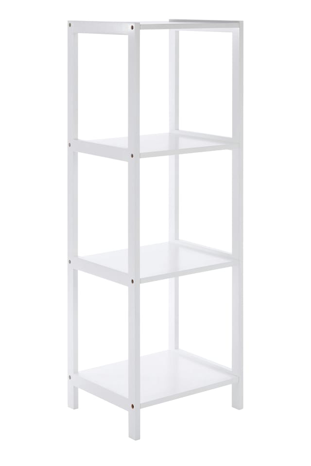 image 1 of Orsina Contemporary Design 4 Tier Rustic Bathroom Shelf, Versatile Unit For Living Room, Durable Standing Unit