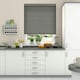 image 7 of 260cm Smooth Grey Smooth Finish Faux Wood Venetian Blinds with Strings  (130cm drop)