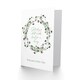 image 2 of Saturday's Child Works Hard Floral Wreath New Baby Card