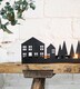 image 4 of Advent Tealight Centrepiece - Mild Steel - L6 x W70 x H20 cm - Black | Black
