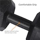image 5 of Yaheetech 2x10kg (Sold in Pair) Hex Dumbbells Set Black