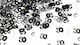 image 3 of 50th Birthday Confetti Black & Silver 4 pack x 14 grams birthday decoration Foil Metallic 4 pack