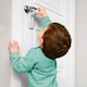 image 4 of Aycorn Safety Door Kit 2 Door Locks + 2 Door Stoppers White