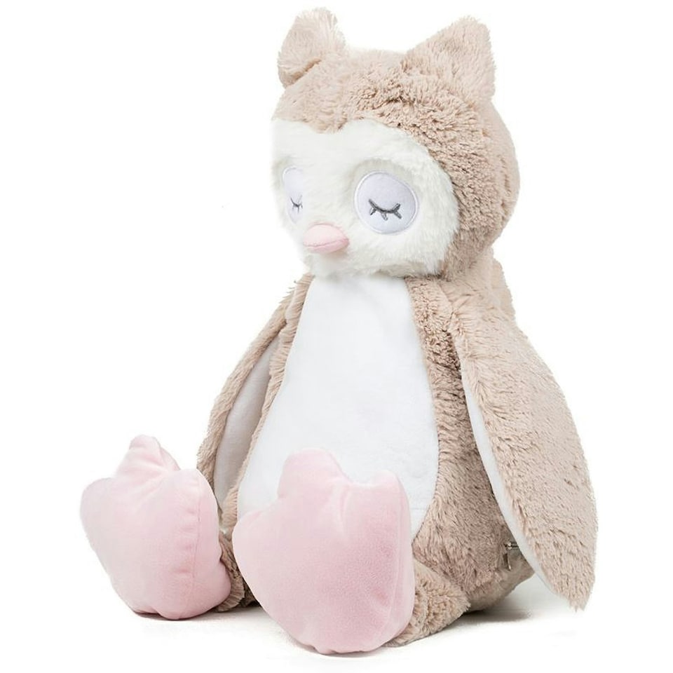 image 1 of Mumbles Childrens/Kids Zippie Owl Soft Plush Toy - Light Brown - One Size