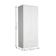 image 8 of Wardrobe 2 Door 2 Drawer Storage Cabinet Modern Home Bedroom Furniture | White