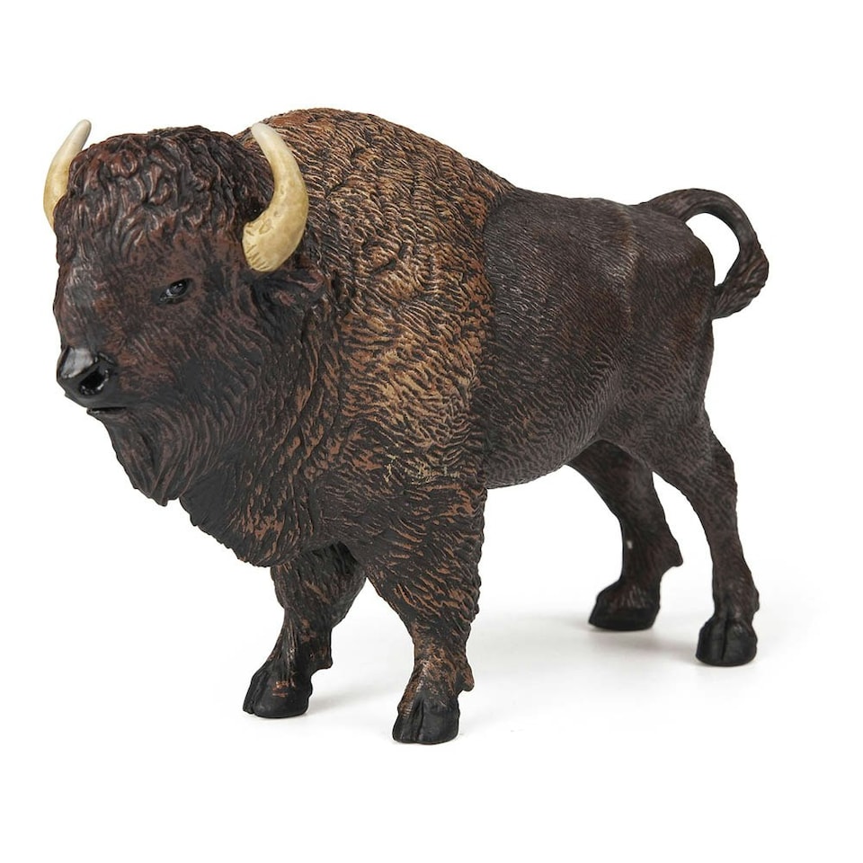 image 1 of PAPO Wild Animal Kingdom American Buffalo Toy Figure