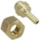 image 1 of Welding Gas Hose Connector 3/16 Hose Tail with 3/8 BSP Left Handed Thread 1pc
