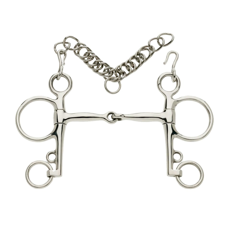 Lorina Jointed Pelham - Silver - 4.5in