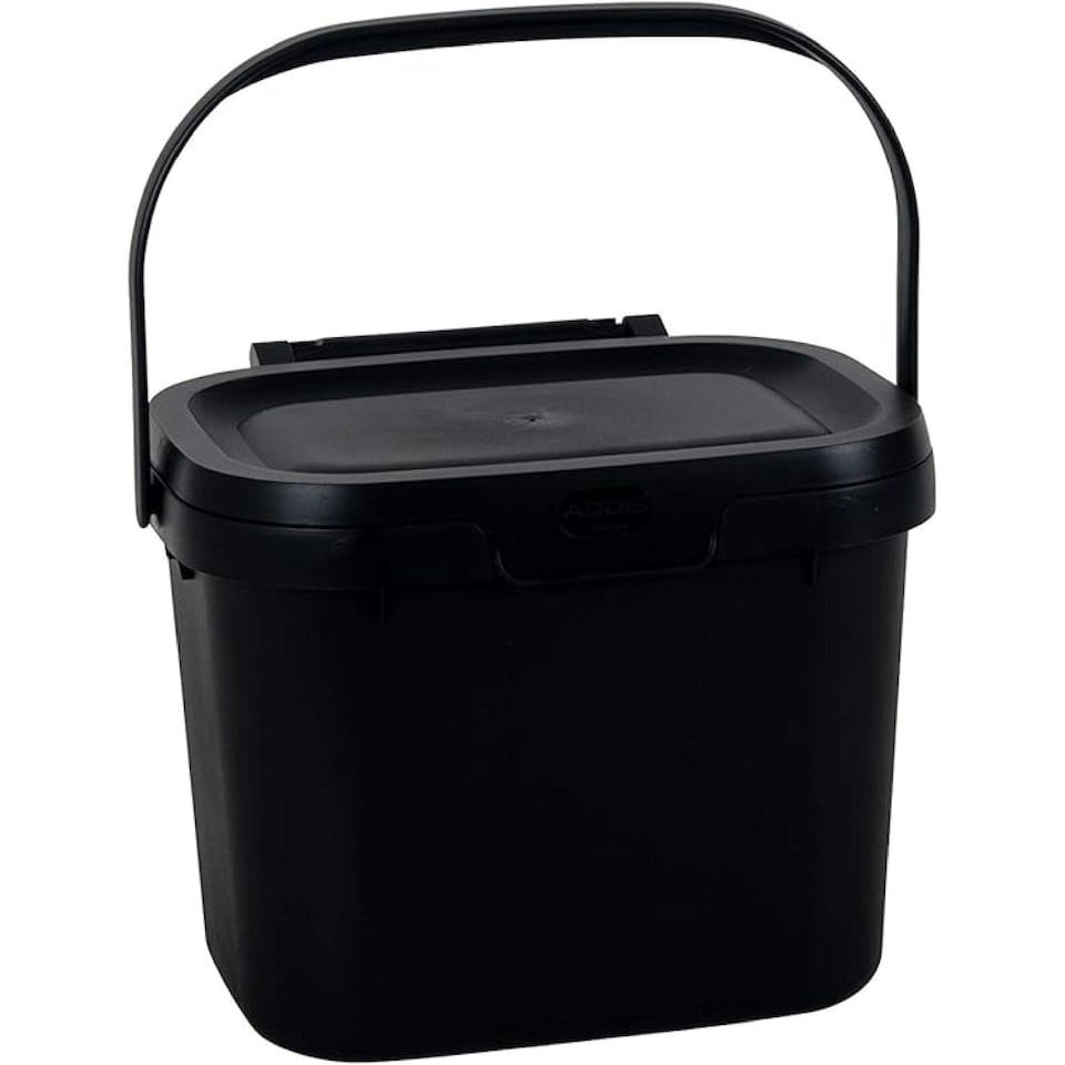 image 1 of Black Compost Caddy Bin, 4.5L N/A
