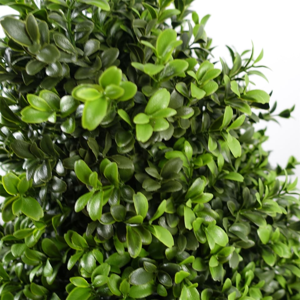image 1 of Leaf 120cm Outdoor Buxus Ball Cone Artificial Tree UV Resistant Outdoor | Green | 4ft