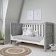 image 4 of Tutti Bambini Modena 3 in 1 Cot bed - Grey Ash/White