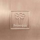 image 4 of Primrose Large Copper Coloured Zinc Galvanised Tall Cube Square Planter 50cm