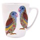 image 1 of Queens Paradise Birds Love Birds Fine China 400ml Oak Mug | Multi | 1