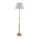 image 5 of Julian - Natural Wood 161cm Floor Lamp with Striped Linen Shade