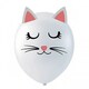 image 2 of Globos Cat Balloon Arch Kit - Pink/White - One Size