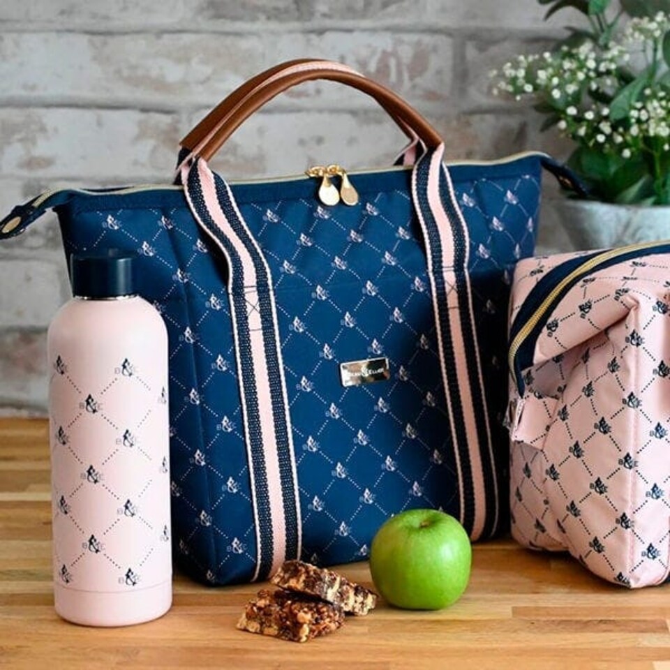 image 1 of Beau & Elliot Monogram Midnight Convertible Lunch Bag