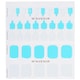 image 2 of Nail Sticker (assorted Colour) - # White Pearl Summer Pedi - 36pcs White