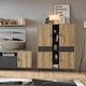 image 4 of Arundel Wardrobe 4 Door 2 Drawer in Oak/Grey