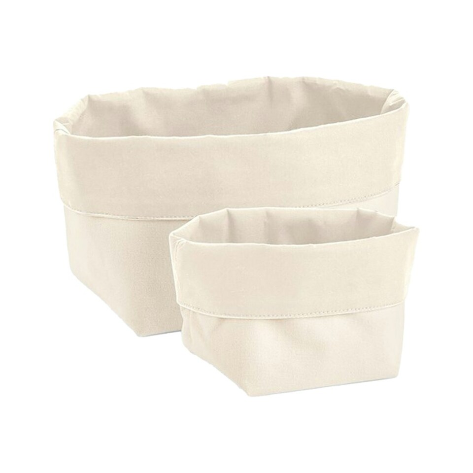 Westford Mill Reversible Canvas Organizer - Natural - L