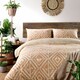 image 1 of furn. Tanza Global Geometric Super King Duvet Cover Set