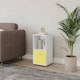 image 7 of 2-Cube Shelving Unit With Inserts White | White / Grey