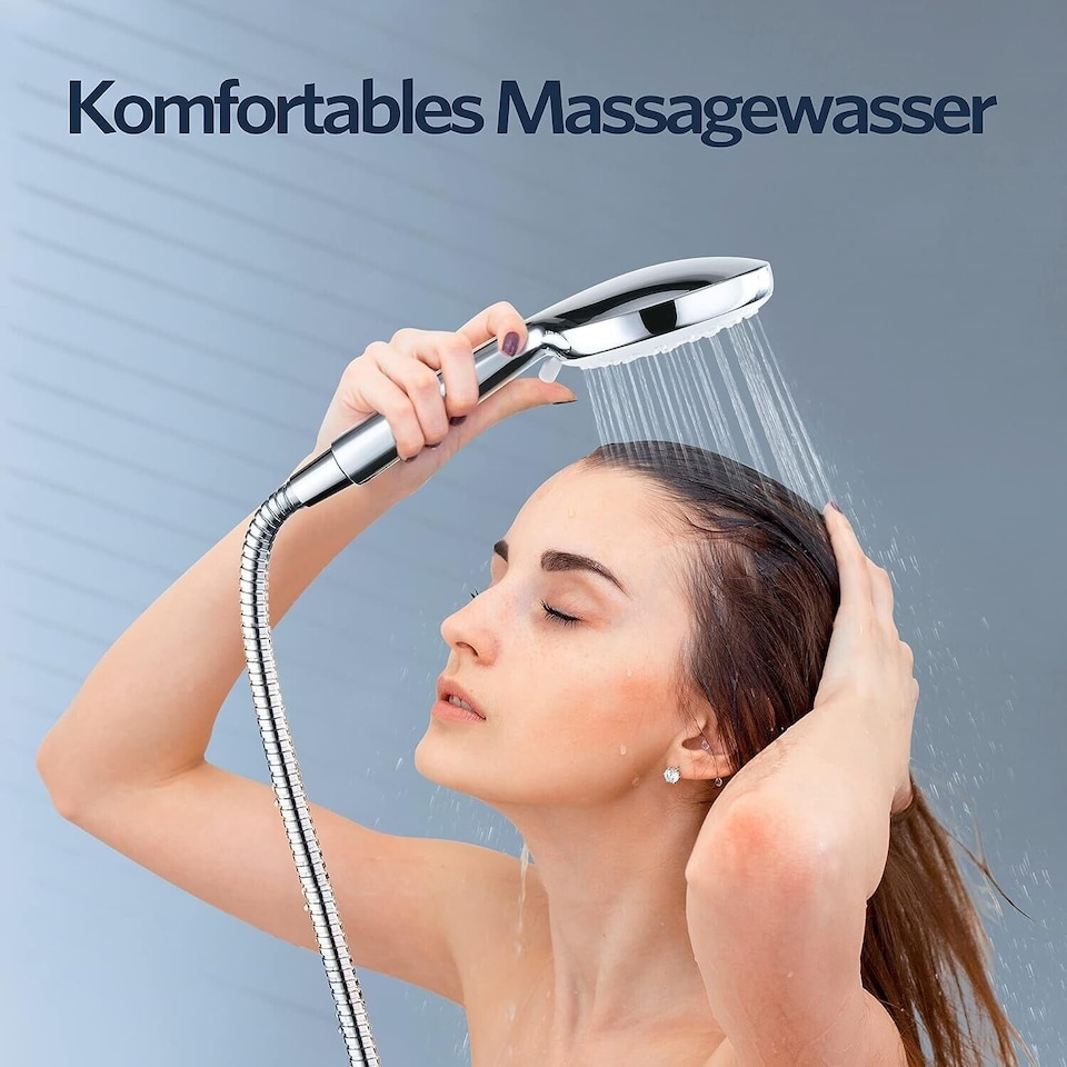 image 1 of Watersong 3 Spray Modes Shower Head | Multi-Function Replacement Shower Head