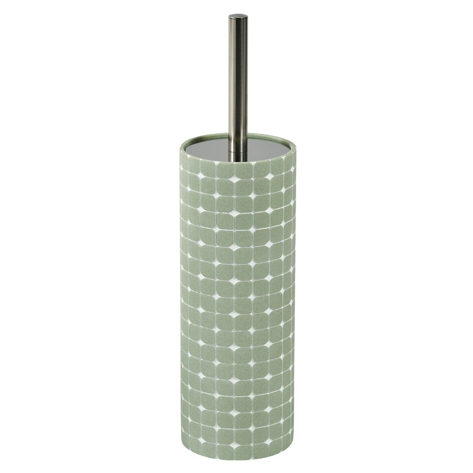 image 1 of Showerdrape Mosaica Pistachio Green Toilet Brush & Holder