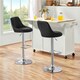 image 2 of Yaheetech  Set of 2 Faux Leather Swivel Bar Stools