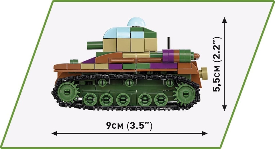 image 1 of Cobi 2740 - World War II - 3 Tank Pack 595 pcs