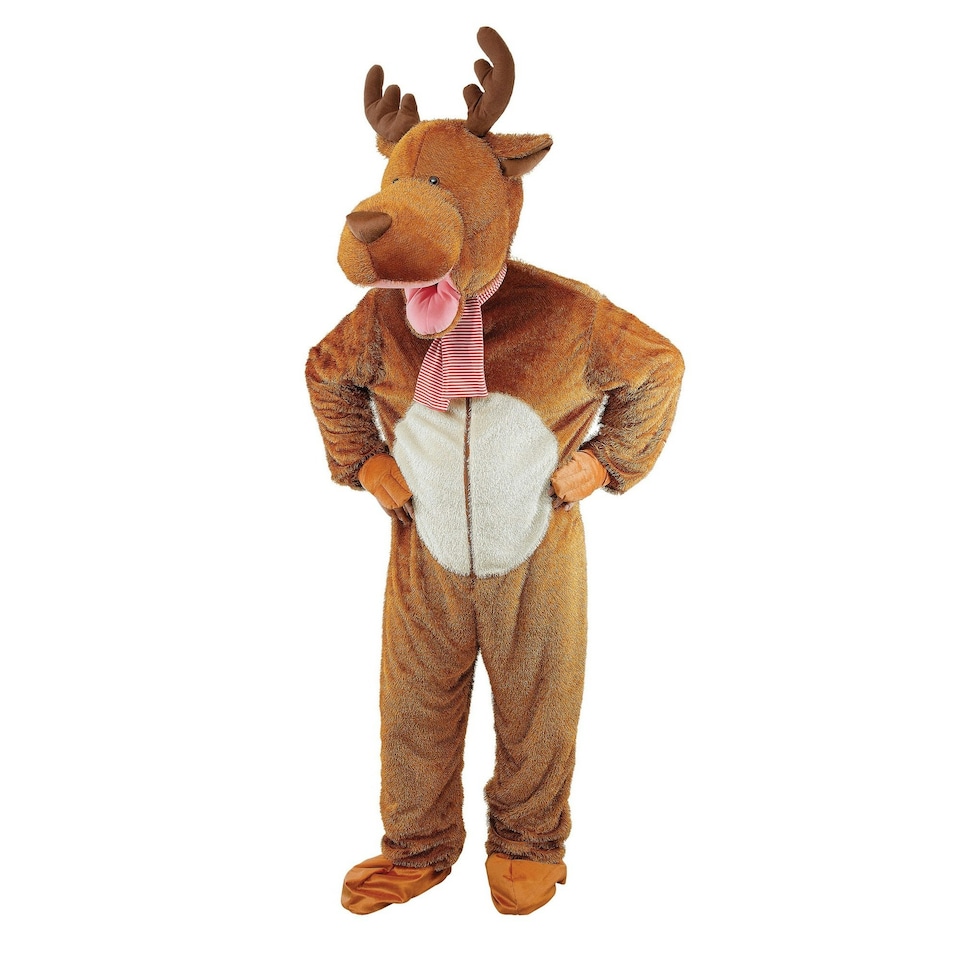 Bristol Novelty Unisex Adults Reindeer Costume - Brown - One Size One Size