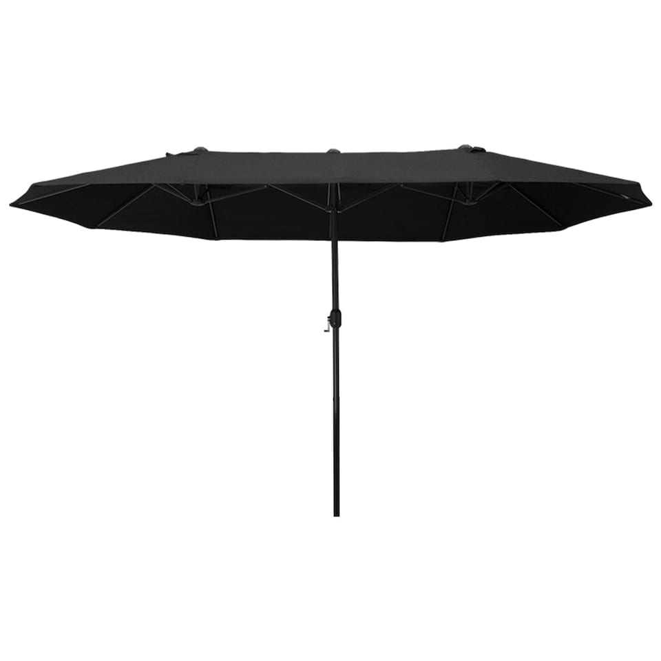 image 1 of Outsunny 4.6M Garden Patio Umbrella Canopy Parasol Sun Shade witho Base