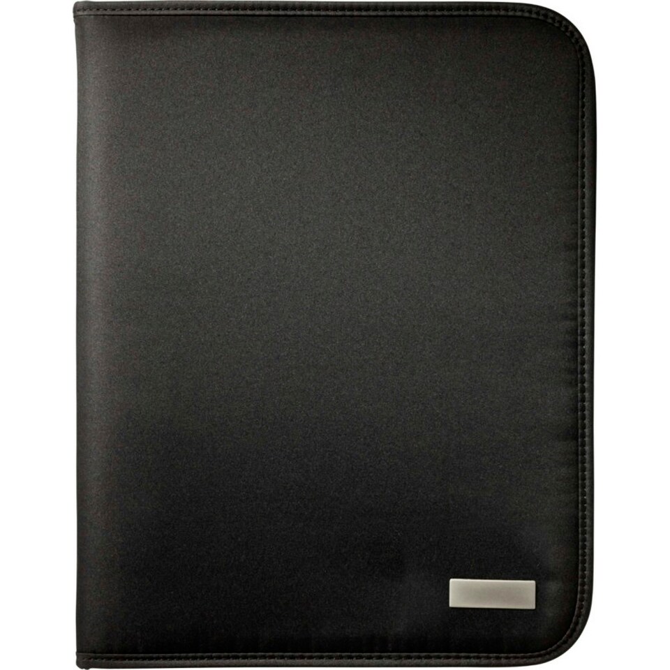 image 1 of Bullet Stanford A4 Zipper Portfolio Deluxe - Solid Black - 28 x 34 x 4 cm