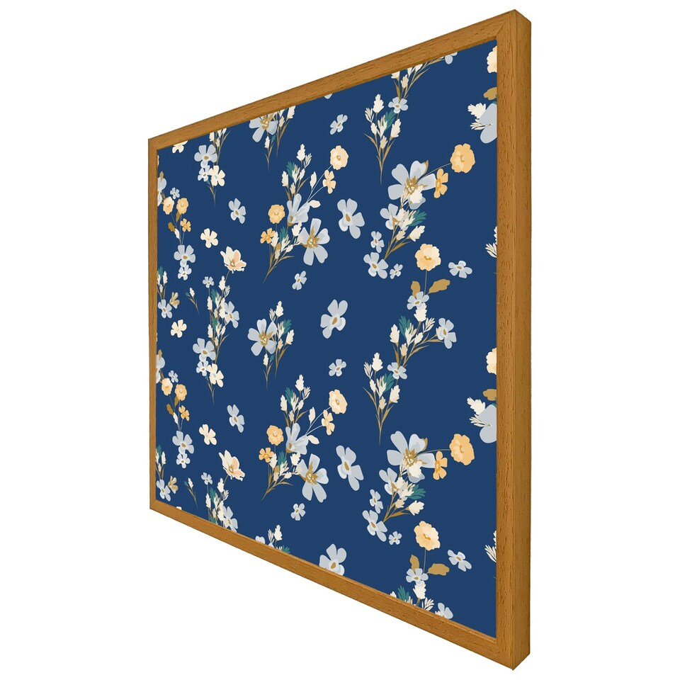 image 1 of Blue & yellow bunches (Picutre Frame) Black | L