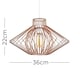 image 4 of ValueLights Disperse Geometric Design Copper Wire Basket Cage Ceiling Pendant Light Shade