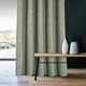 image 3 of Amberley Eyelet Thermal Door Curtain 66" x 84" - Sage