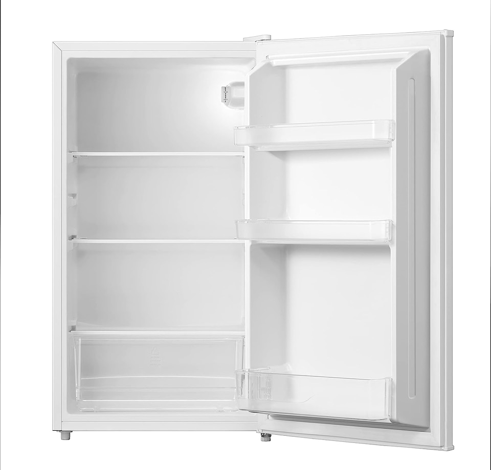 image 1 of Cookology UCFR88WH Under Counter Freestanding Fridge in White - 93 Litre Capacity - Adjustable Temperature Control & Legs - Reversible Door