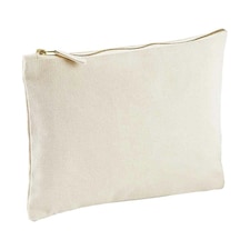 Westford Mill Canvas Accessory Bag - Natural - 12cm x 8.5cm Cream